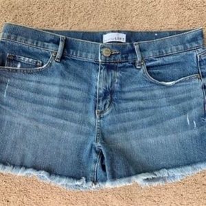LOFT cut-off jean shorts